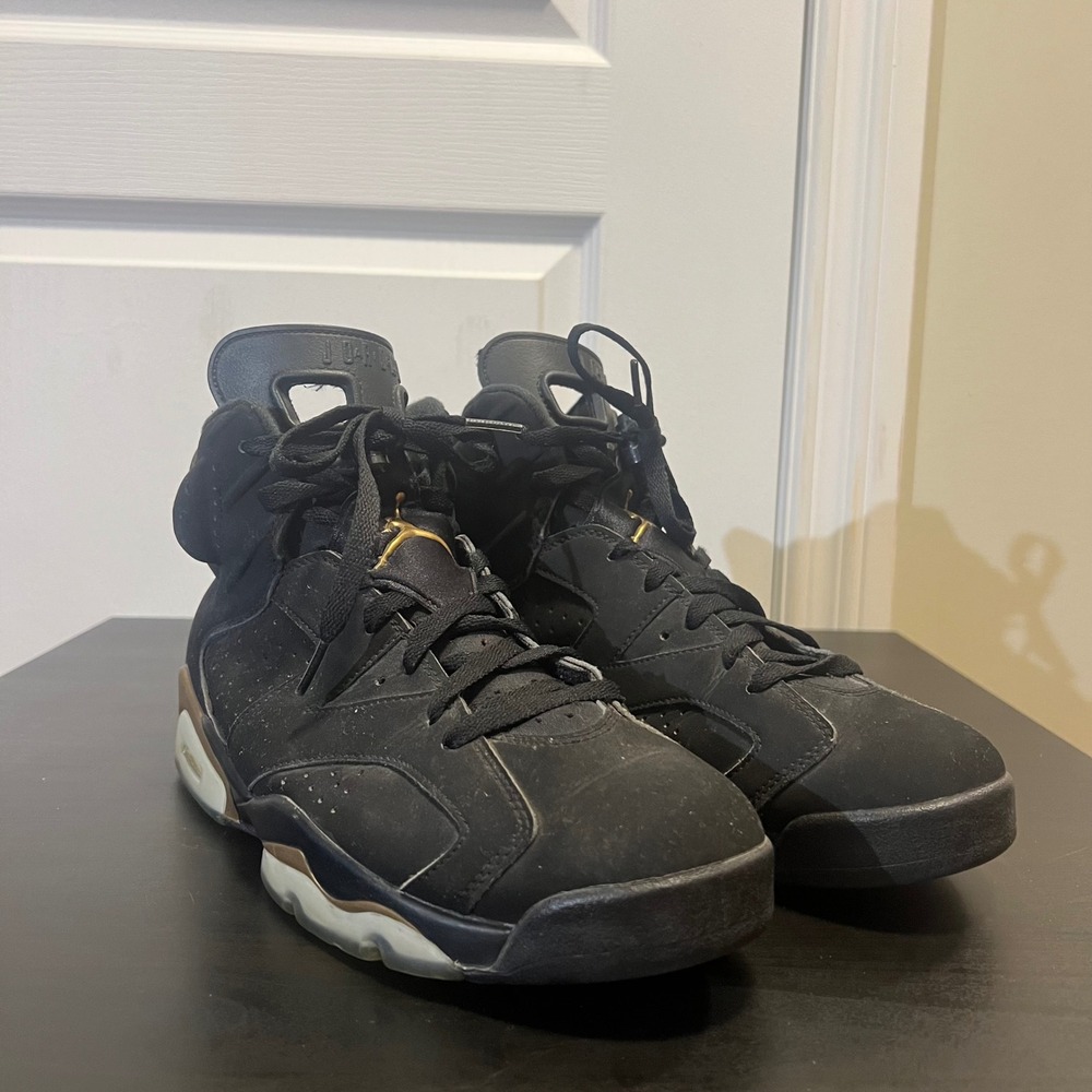 Air Jordan 6 Retro DMP Black Metallic Gold CT4954-007 Mens Size 10 2020